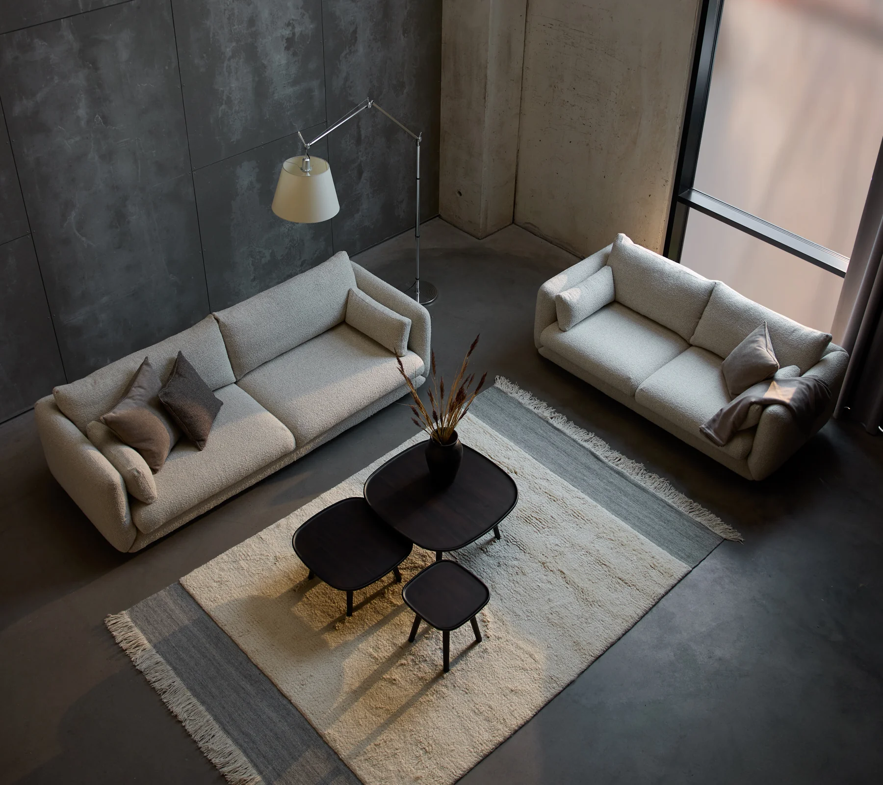 Bloom 3-seater sofa w/plinth - Image 3