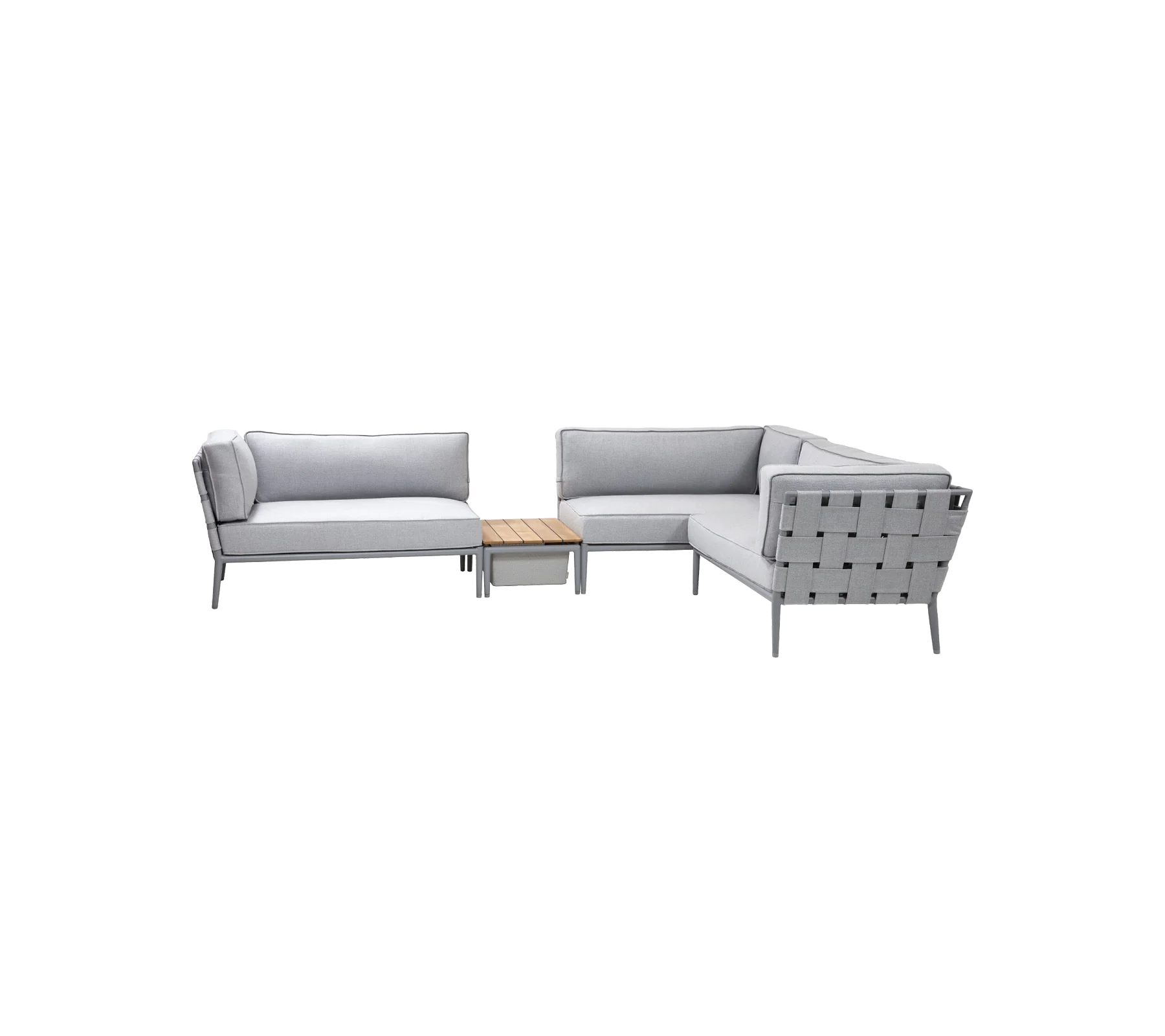 Conic modular corner sofa with box table - Image 7